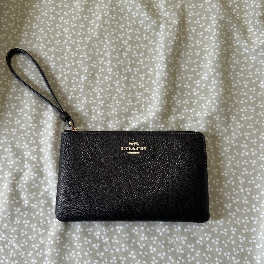 LargeCoach black wristlet